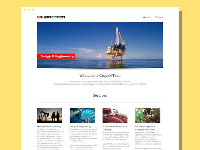 GrupoMTech Website